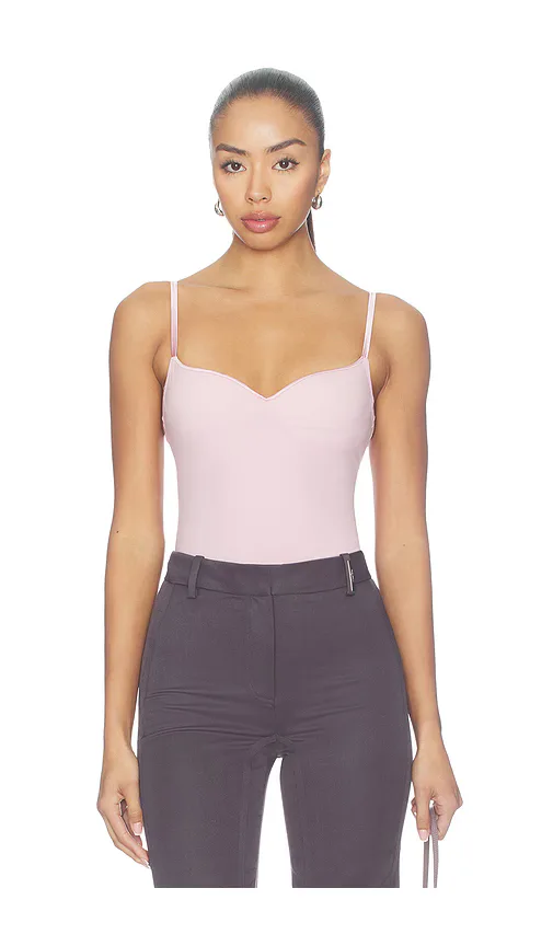 Scooped Neck Built-In Bra Cami
