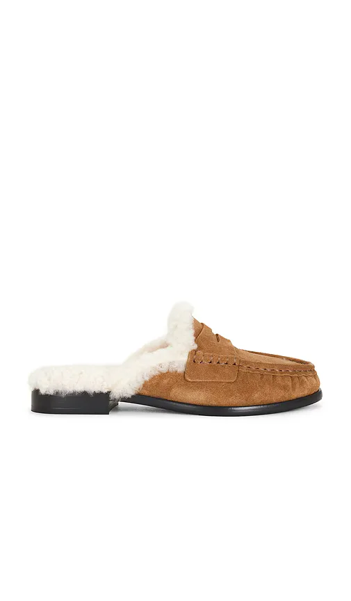 Carter Shearling Mule Loafer