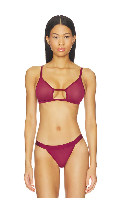 Sieve Cutout Bra