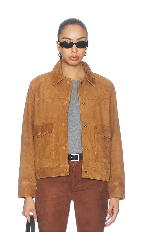 The Suede Boxy Jacket