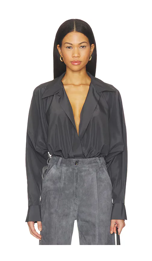 Oversized Neck Bodysuit