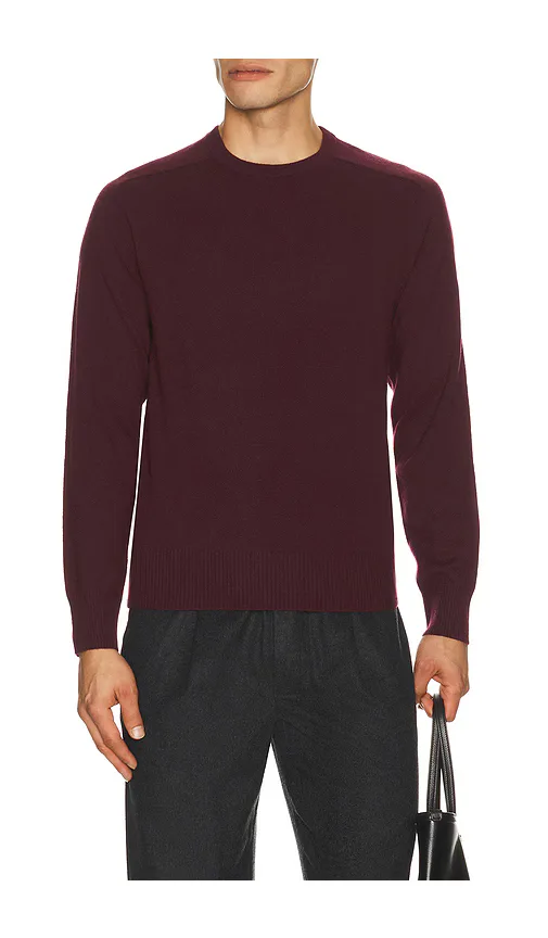 Relaxed Fit Raglan Crewneck Sweater by Soft Goat