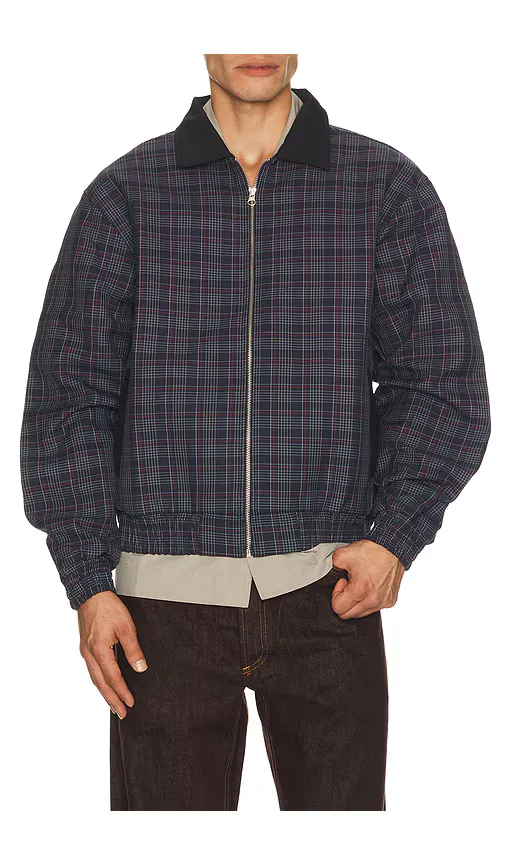 Plaid Bomber Jacket by Pas Une Marque