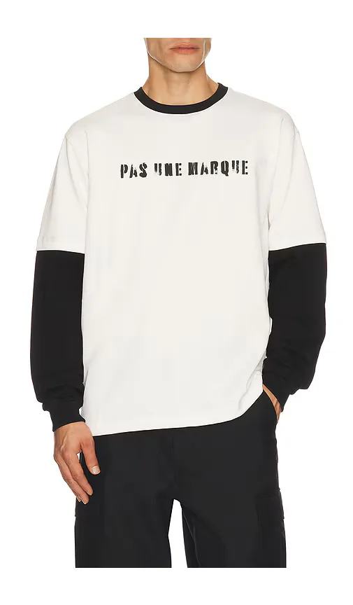 Long Sleeve Tee by Pas Une Marque