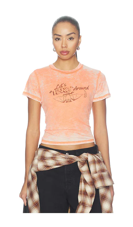 Let's Hang Around Burnout Vintage Tee by Daydreamer