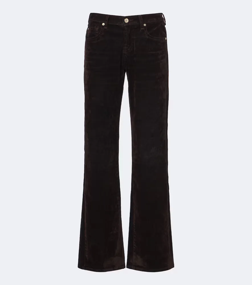Low-Rise Straight Jeans by 7 for All Mankind