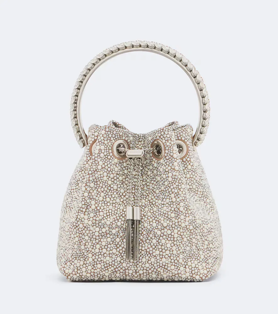Bon Bon Embellished Bucket Bag by Jimmy Choo