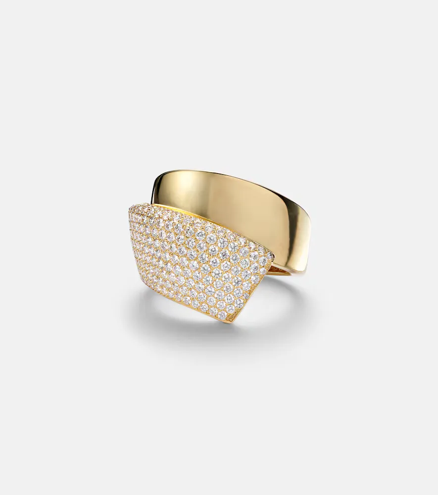 Divino 18kt Gold Ring with Diamonds by Engelbert