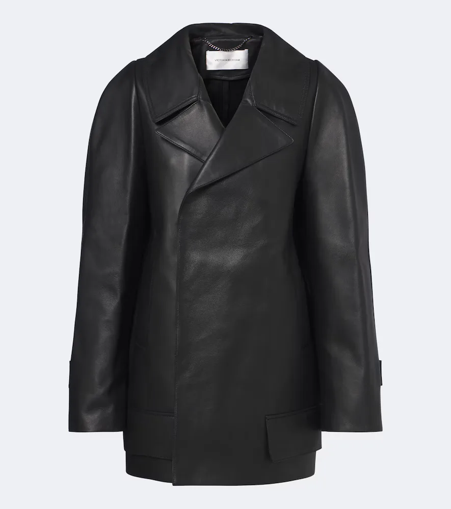 Leather Coat by Victoria Beckham