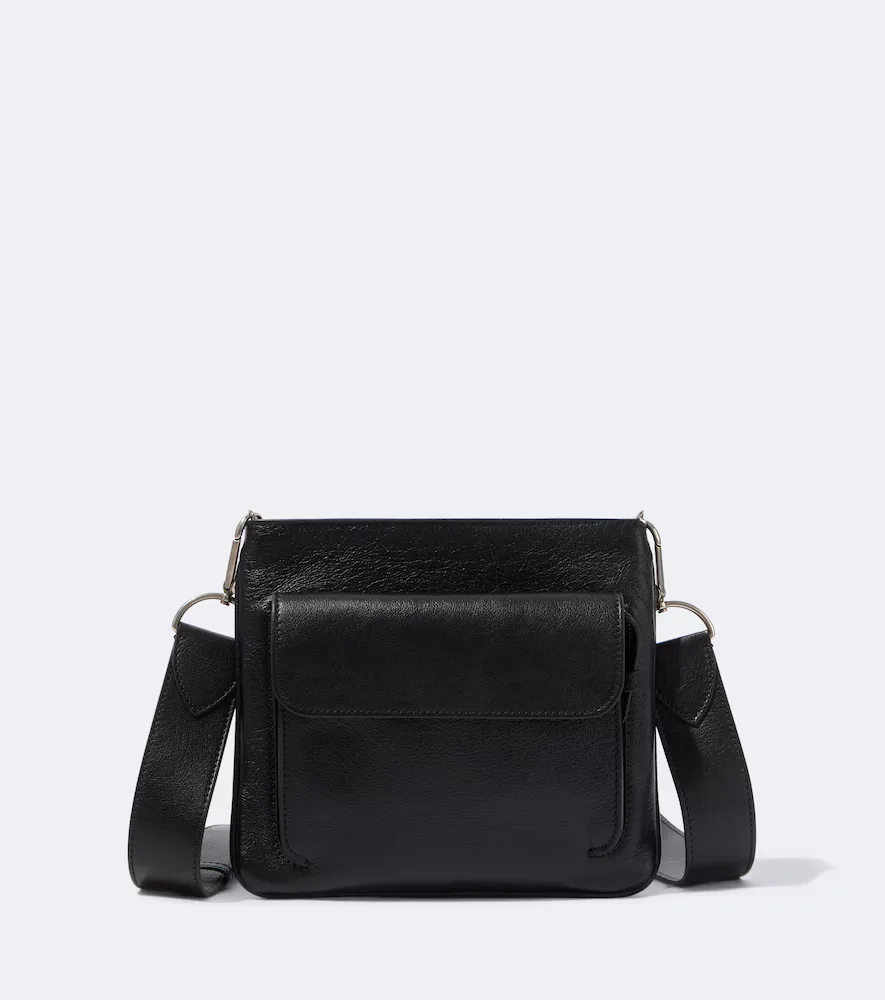 Slide Leather Messenger Bag by Metier