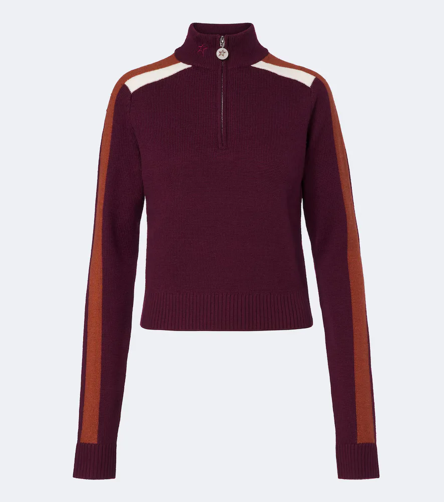 LA Tour Wool Half-Zip Ski Top by Perfect Moment