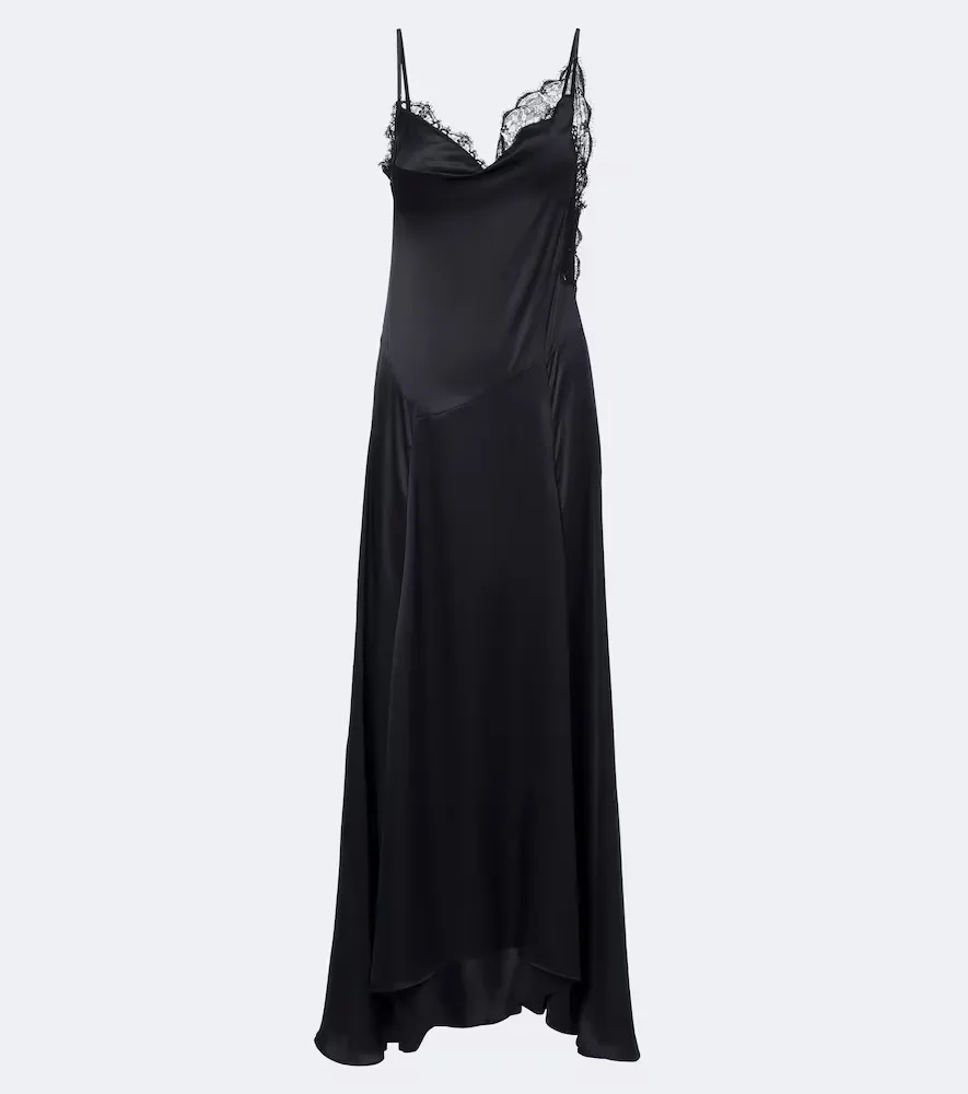 Aloise Silk-Blend Satin Slip Dress by Isabel Marant