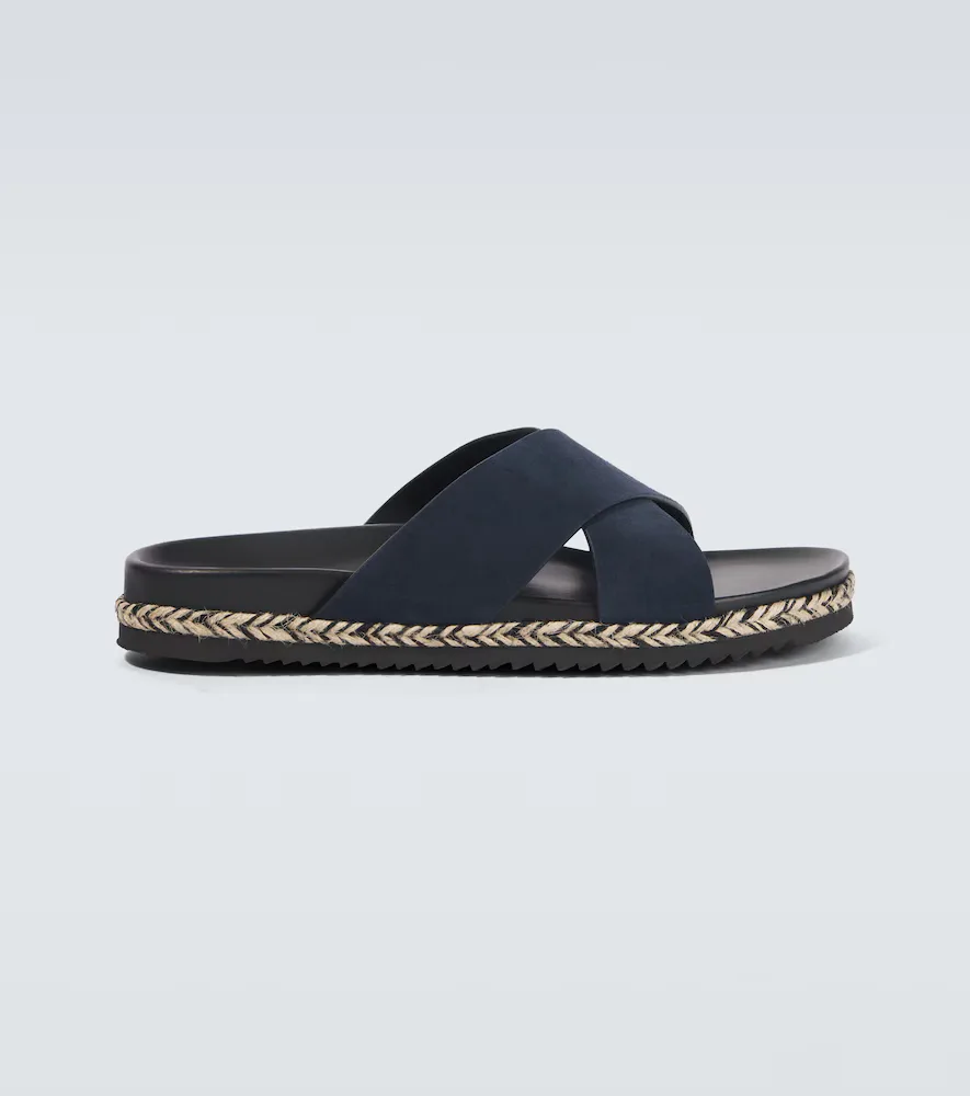 Breno Suede Espadrille Sandals by Frescobol Carioca