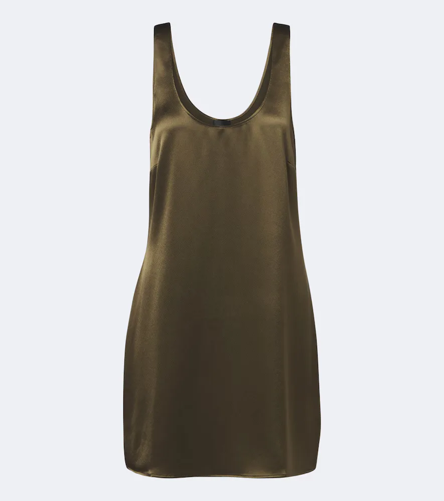 Barb Satin Minidress by Leset