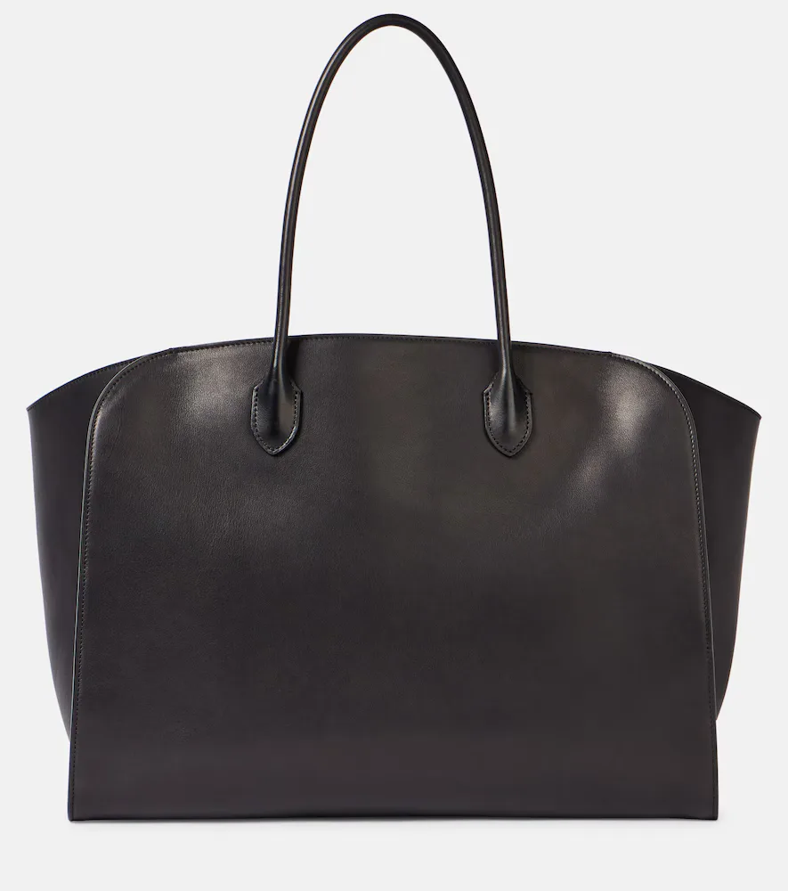 Marlo Large Leather Tote Bag by The Row