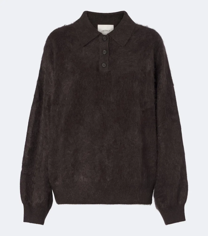 Valdis Cashmere Polo Sweater