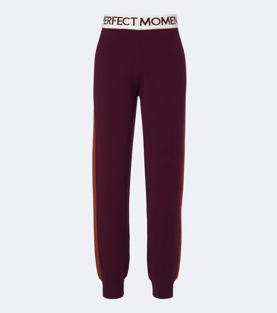 LA Tour Knitted Wool-Blend Sweatpants by Perfect Moment