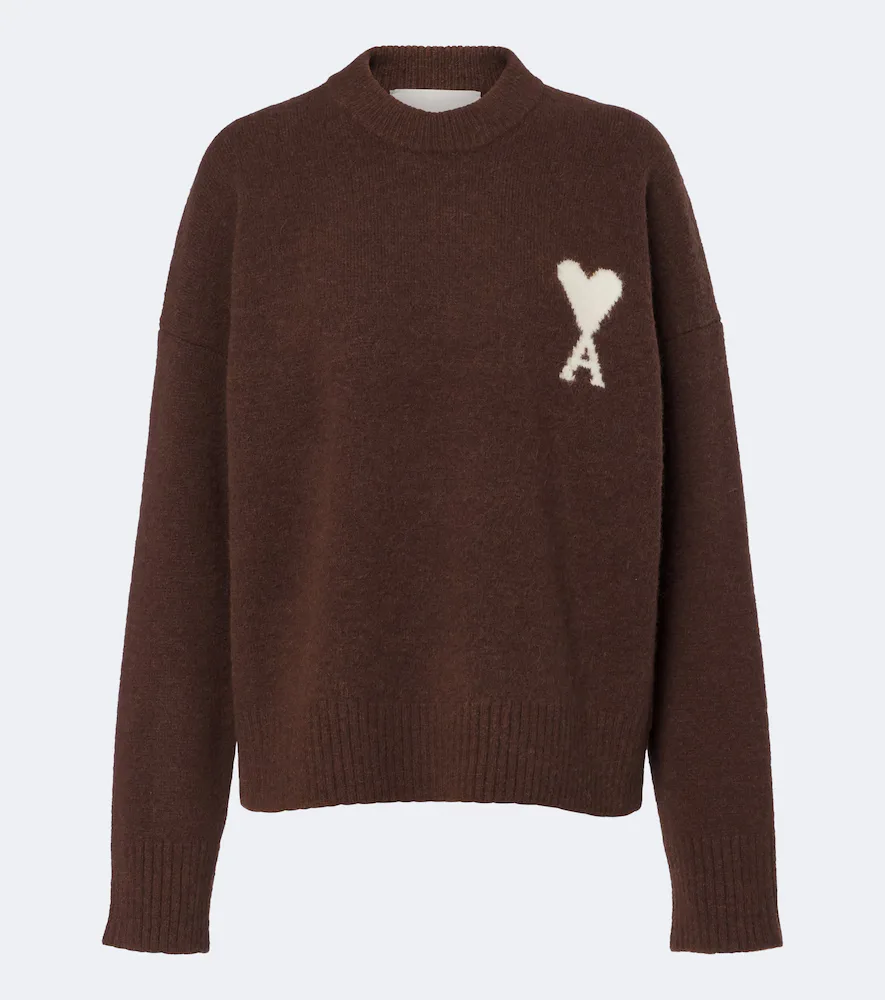 Ami De Coeur Alpaca and Wool-Blend Sweater by Ami Paris