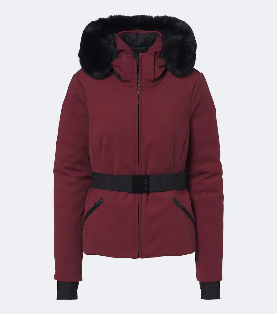 Hida Belted Hooded Ski Jacket