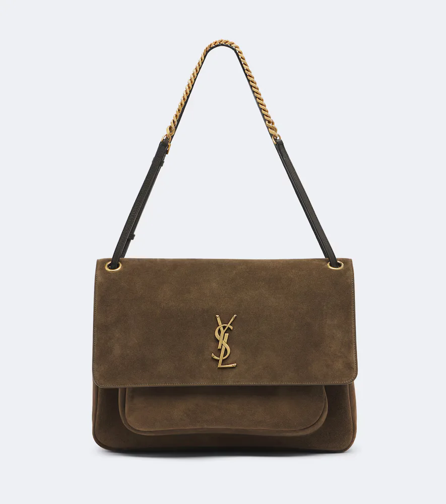 Niki Small Suede Shoulder Bag by Saint Laurent