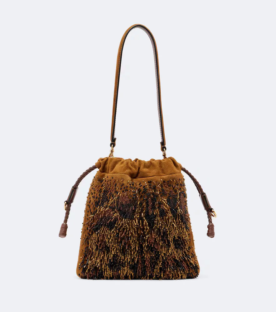 Kalispera Mini Beaded Fringed Shoulder Bag by ETRO