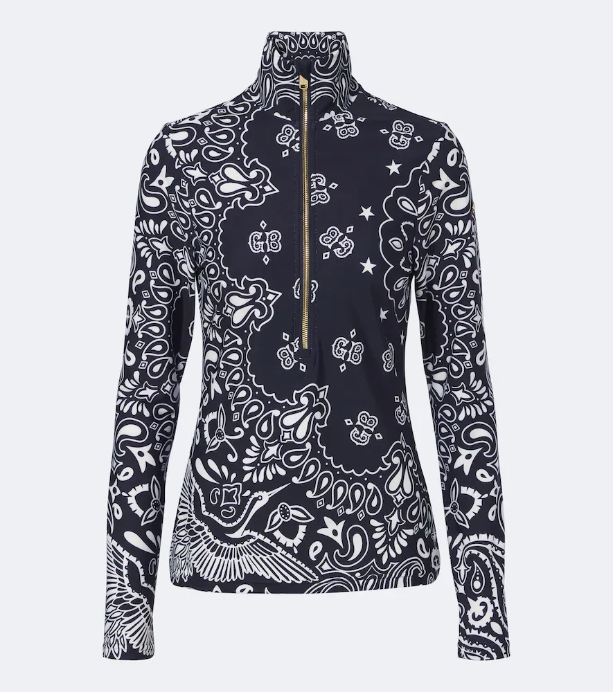 Tokiko Paisley Ski Top by Goldbergh