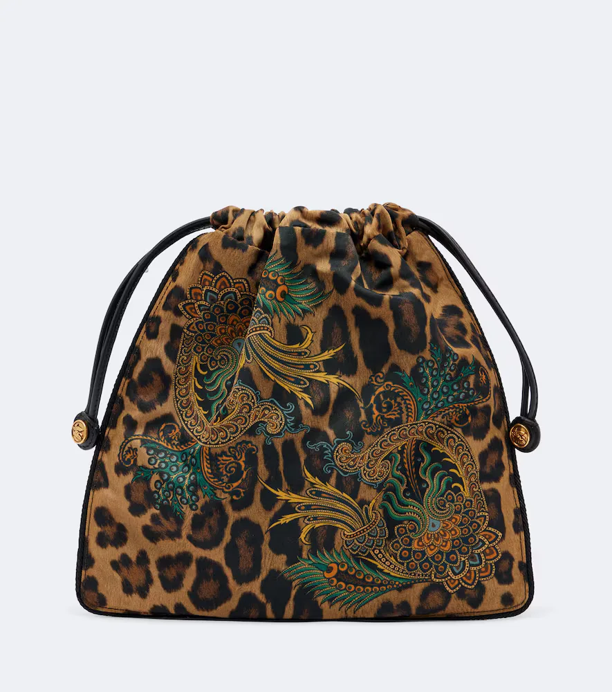 Mini Leopard-Print Pouch by ETRO
