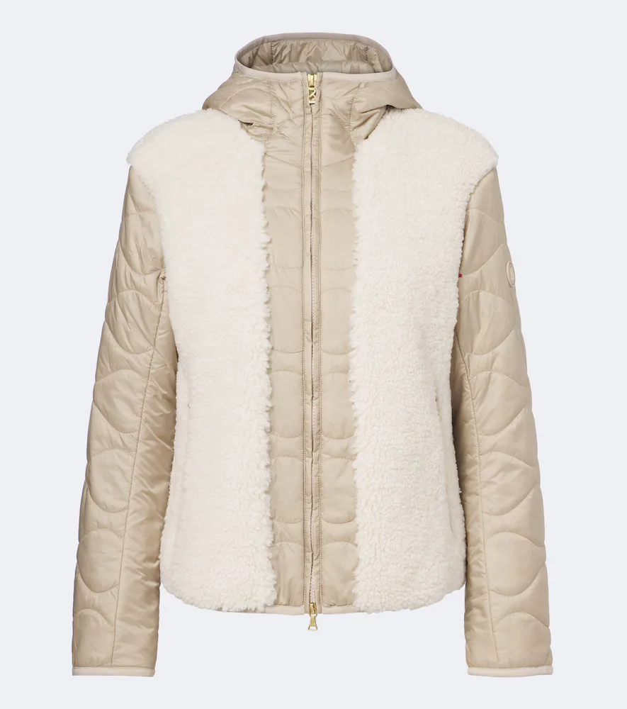 Bibi Quilted Teddy-Trimmed Jacket