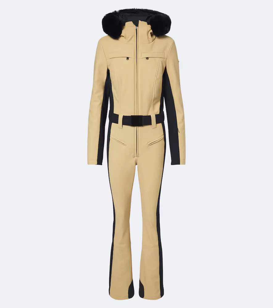 Parry Hooded Down Ski Suit