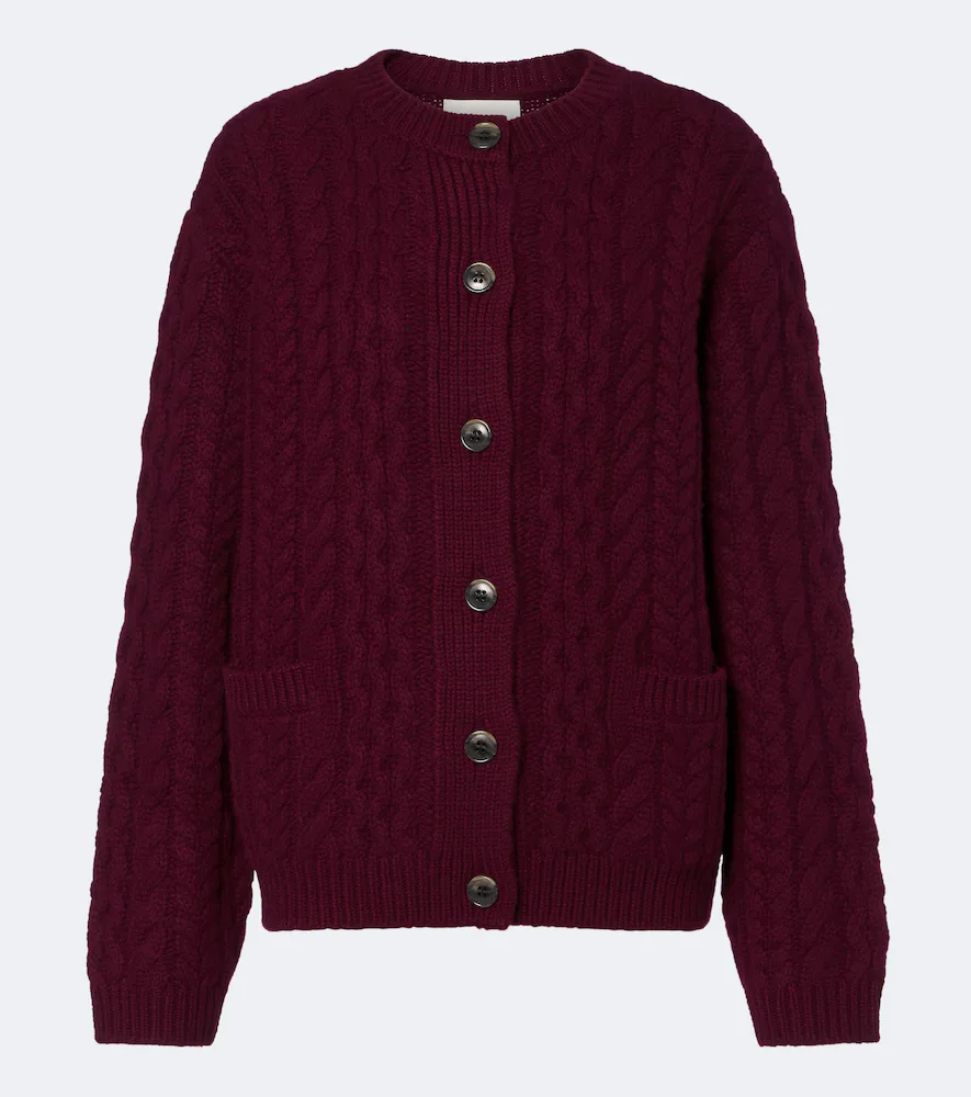 Cable-Knit Cashmere Cardigan by Lisa Yang