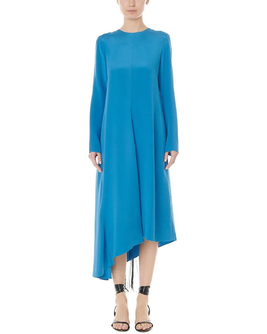 Silk Midi Dress by Tibi