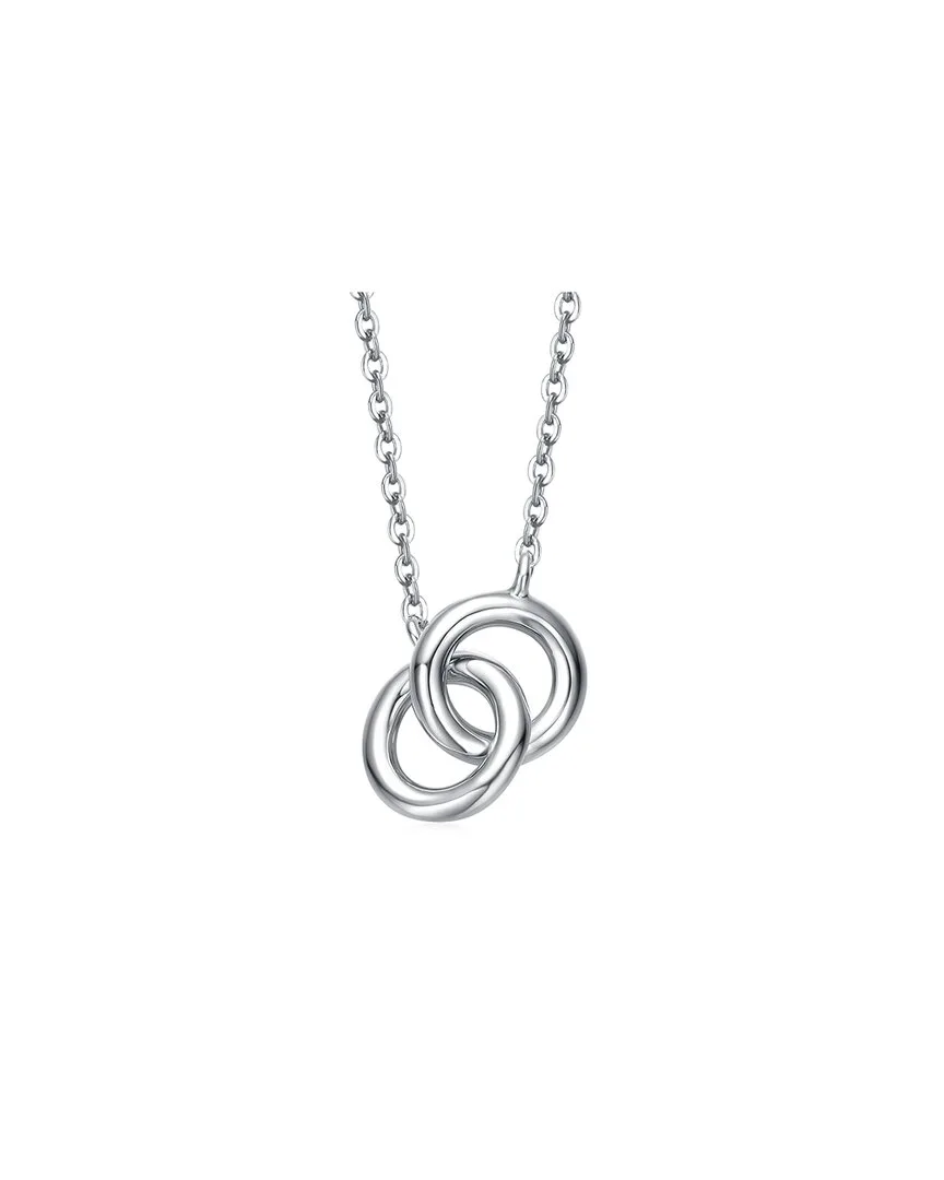 Silver Two-Ring Necklace by Genevive