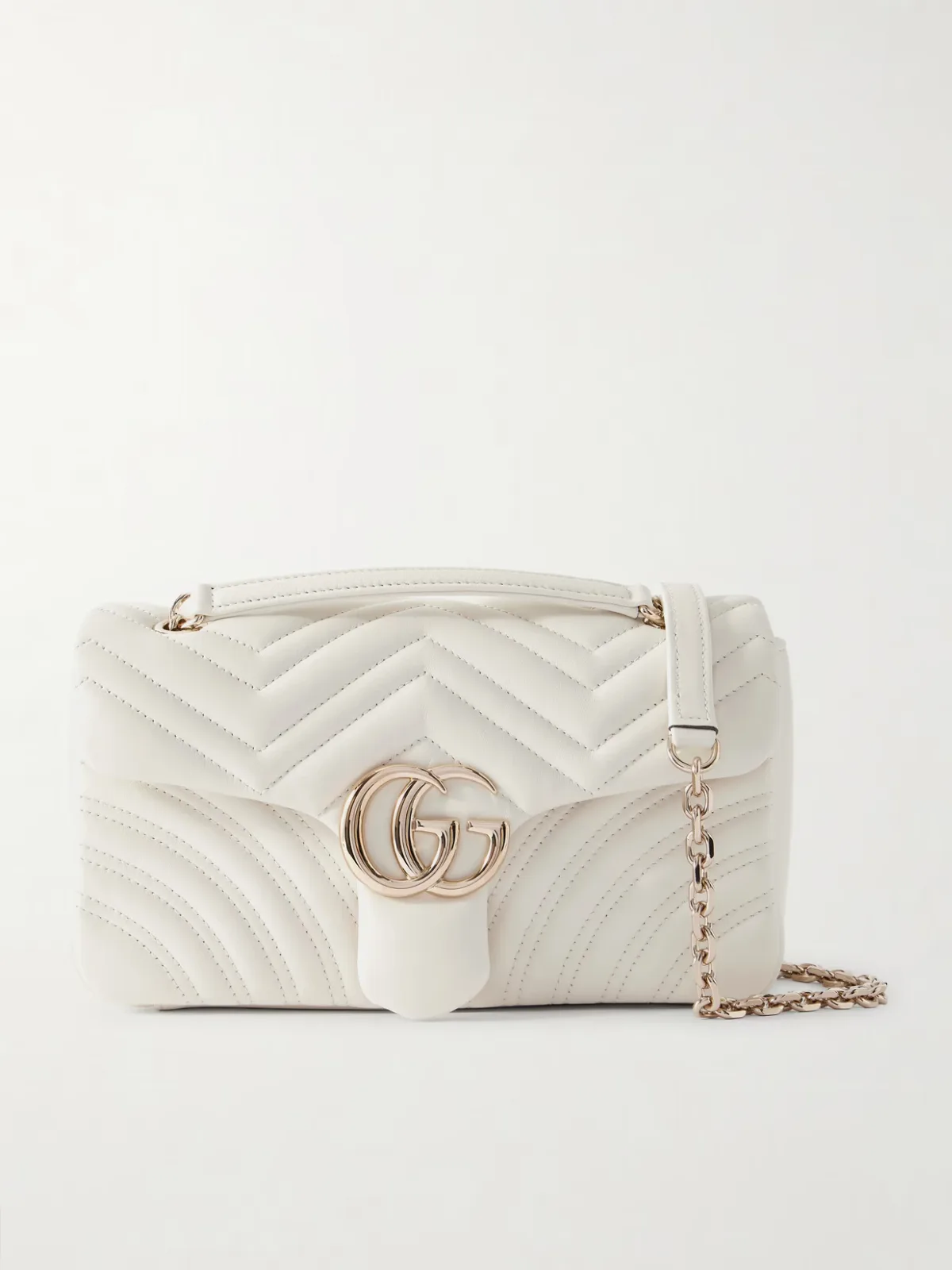 - Gg Marmont Quilted Leather Shoulder Bag -