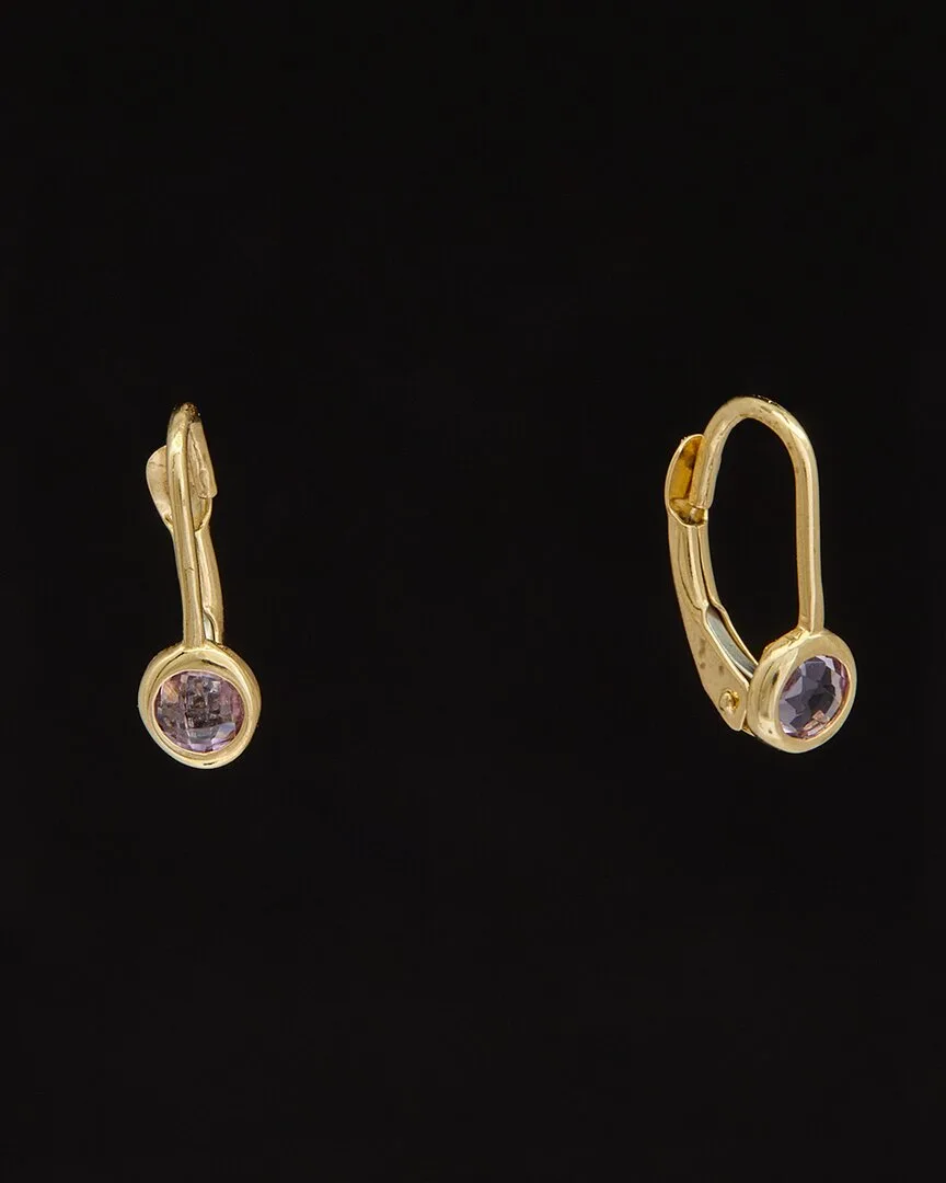 14K Italian Gold Earrings by Italian Gold