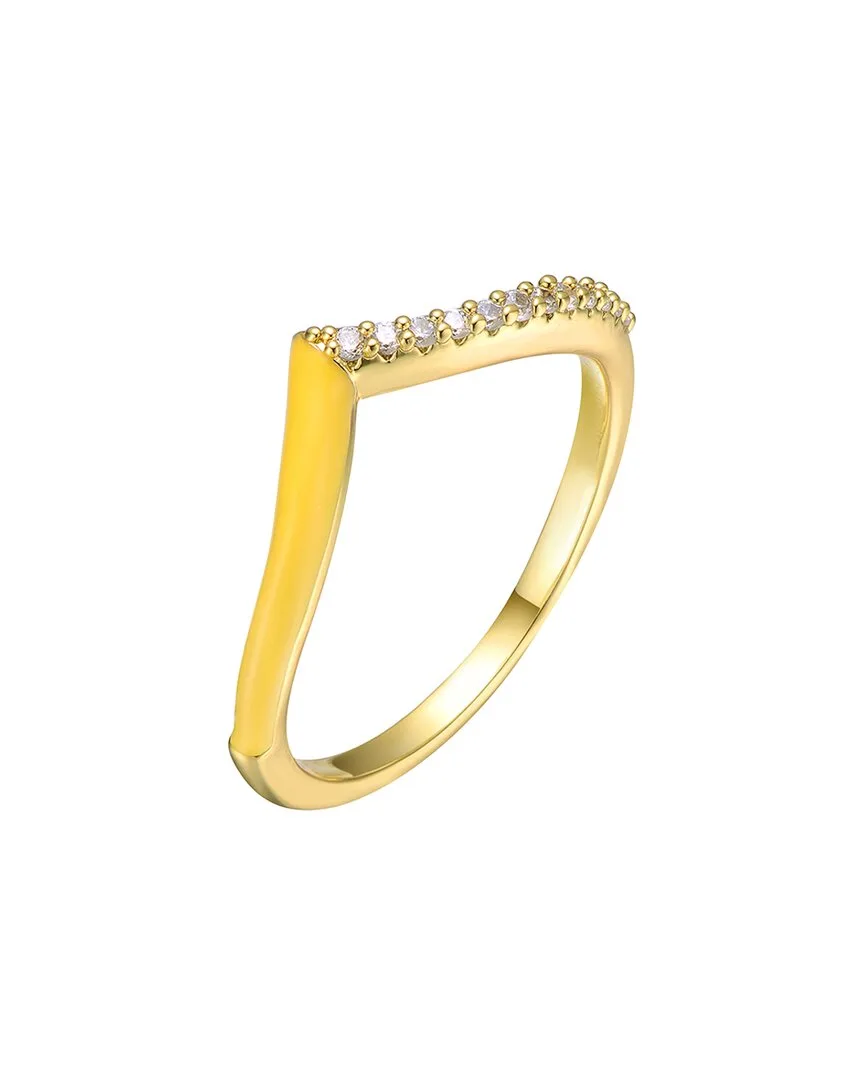 14K Plated Cz Ring by Gigigirl