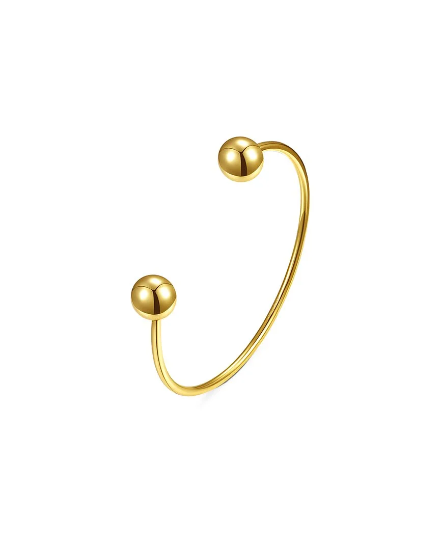 14K Plated Cuff Bracelet by Rachel Glauber