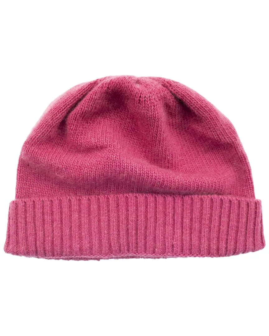 Ribbed Folded Cuff Wool & Cashmere-Blend Hat by Portolano