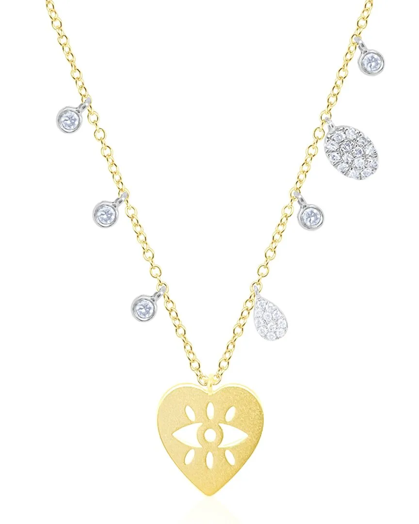 14K 0.08 ct. tw. Diamond Stackable Necklace by Meira T