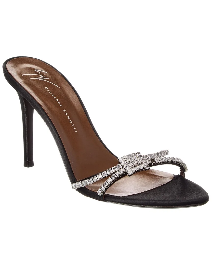 Clandestino 90 Satin Sandal by Giuseppe Zanotti