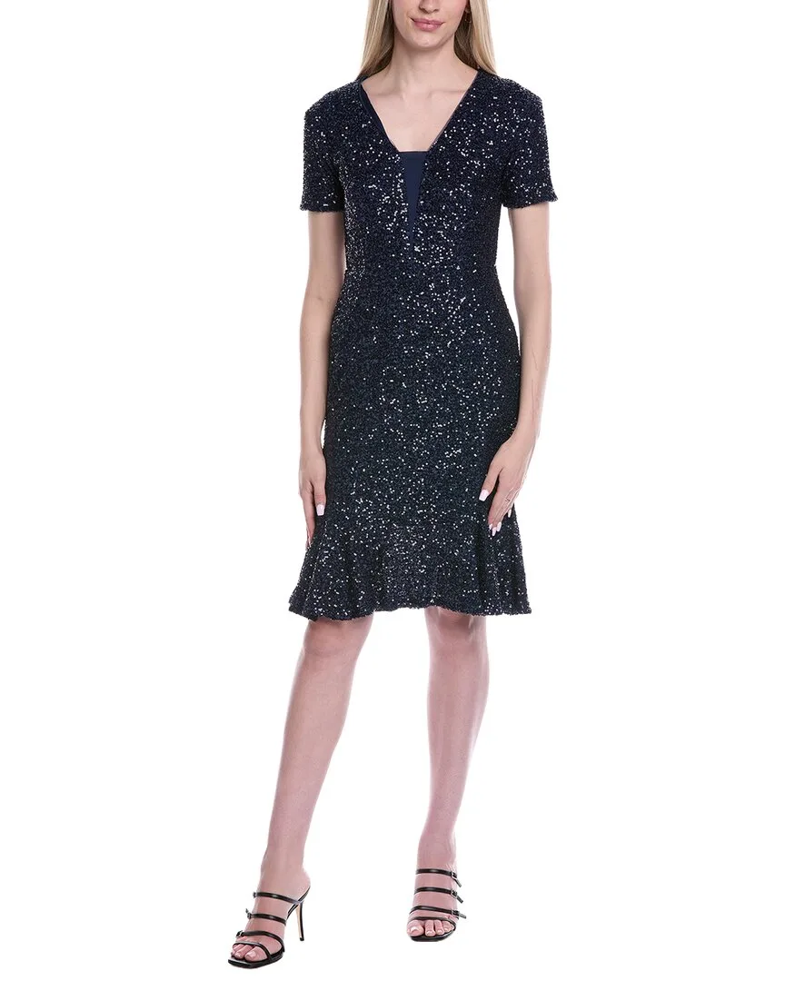 Focus by Shani Velvet Sequin Mini Dress by Shani