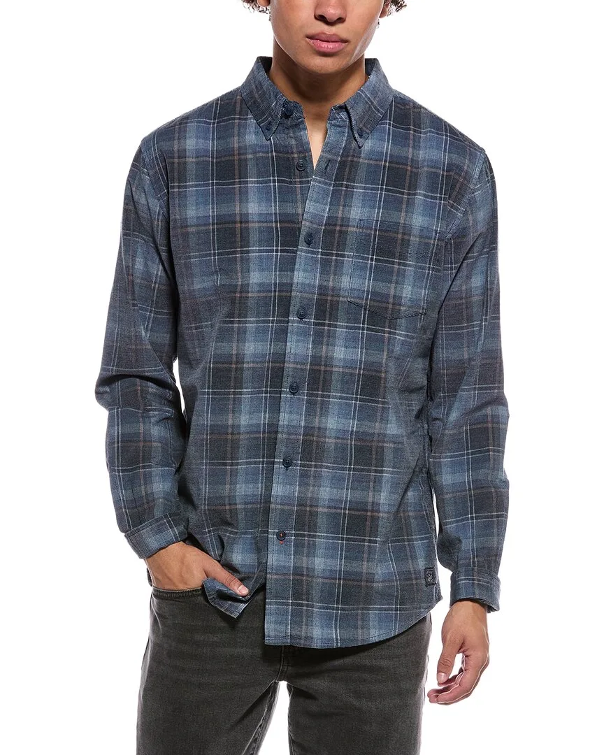 Brocade Corduroy Plaid Shirt