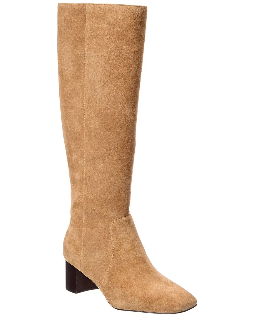 Kels Zip Suede Knee-High Boot