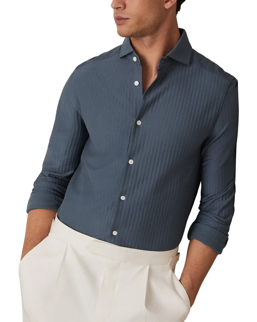 Hayes Stripe Jacquard Shirt