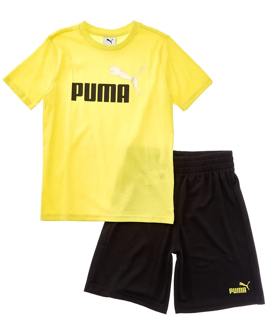 2Pc T-Shirt & Short Set by PUMA