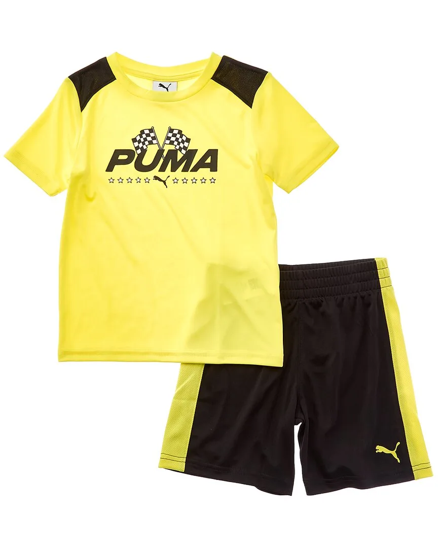 2Pc T-Shirt & Short Set by PUMA