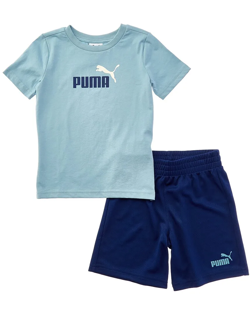 2Pc T-Shirt & Short Set by PUMA