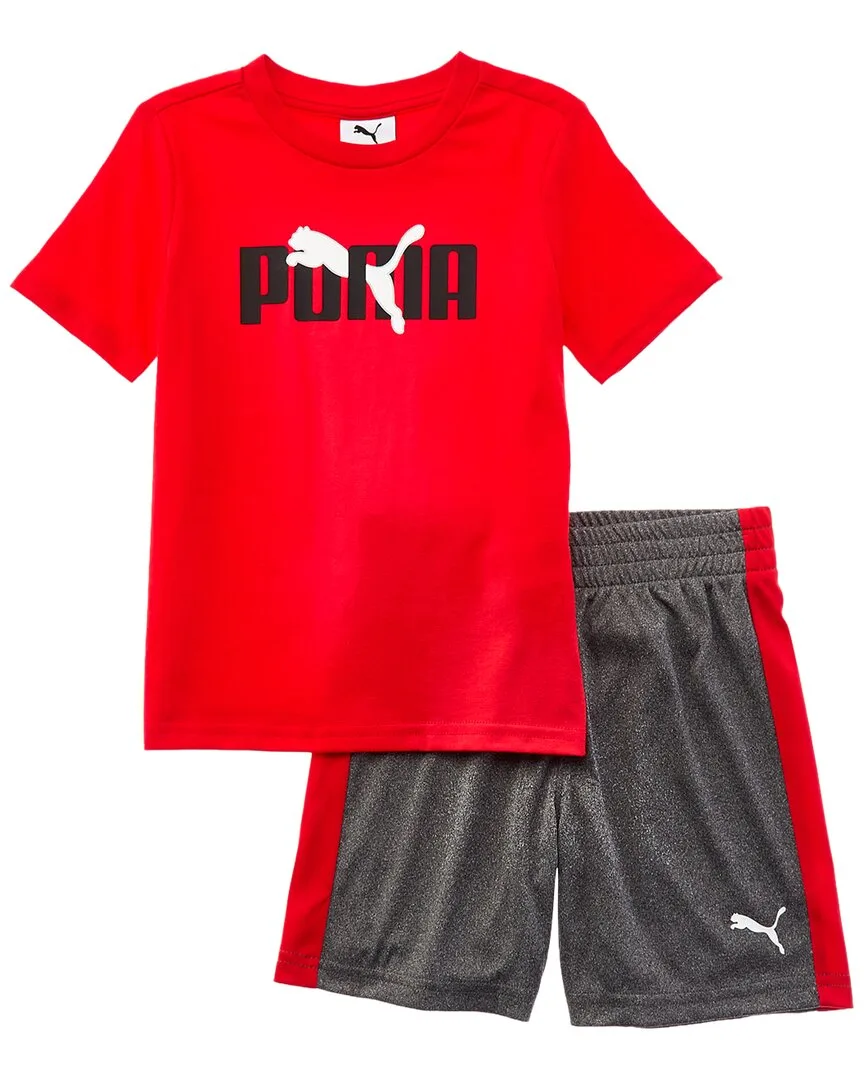 2Pc T-Shirt & Short Set by PUMA