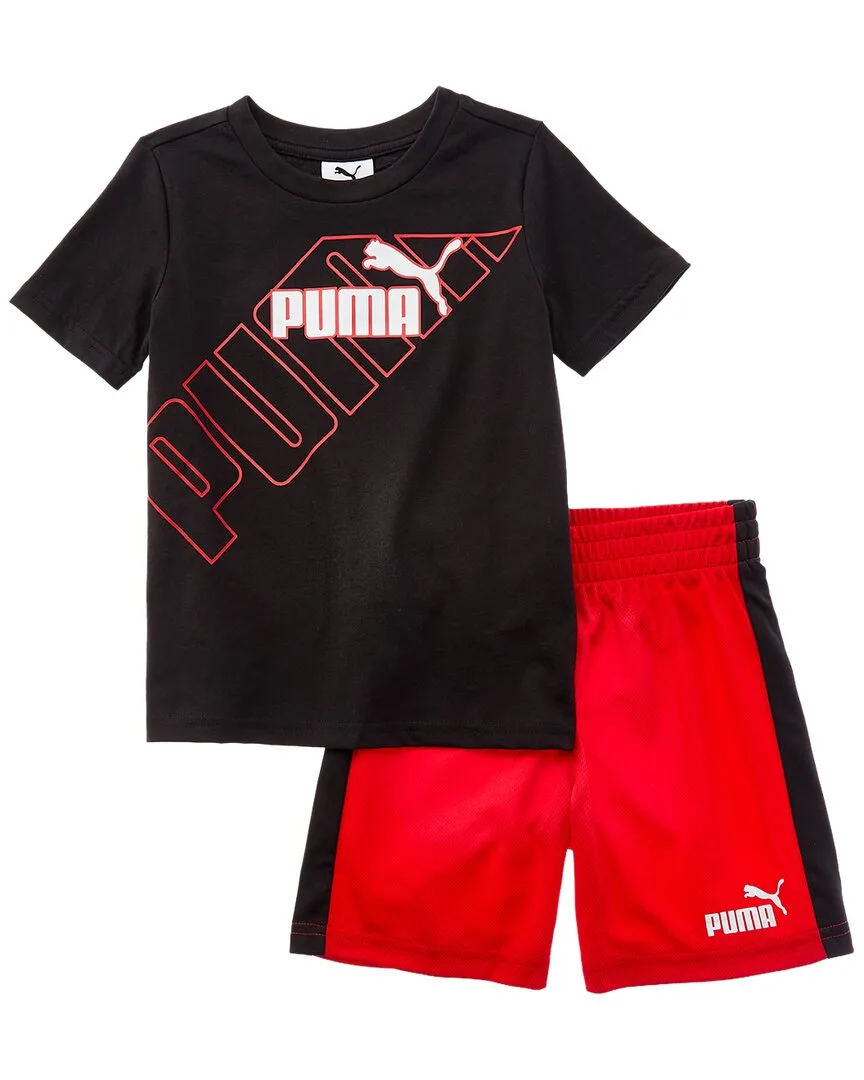 2Pc T-Shirt & Short Set by PUMA