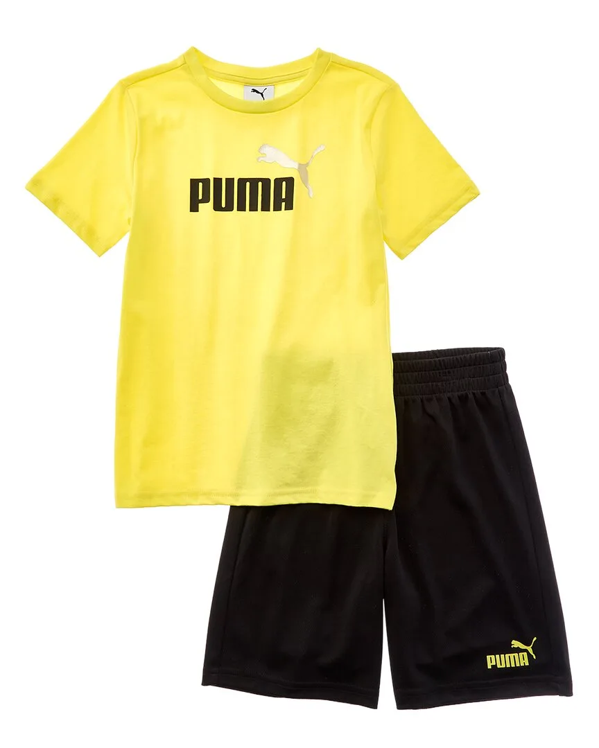 2Pc T-Shirt & Short Set by PUMA
