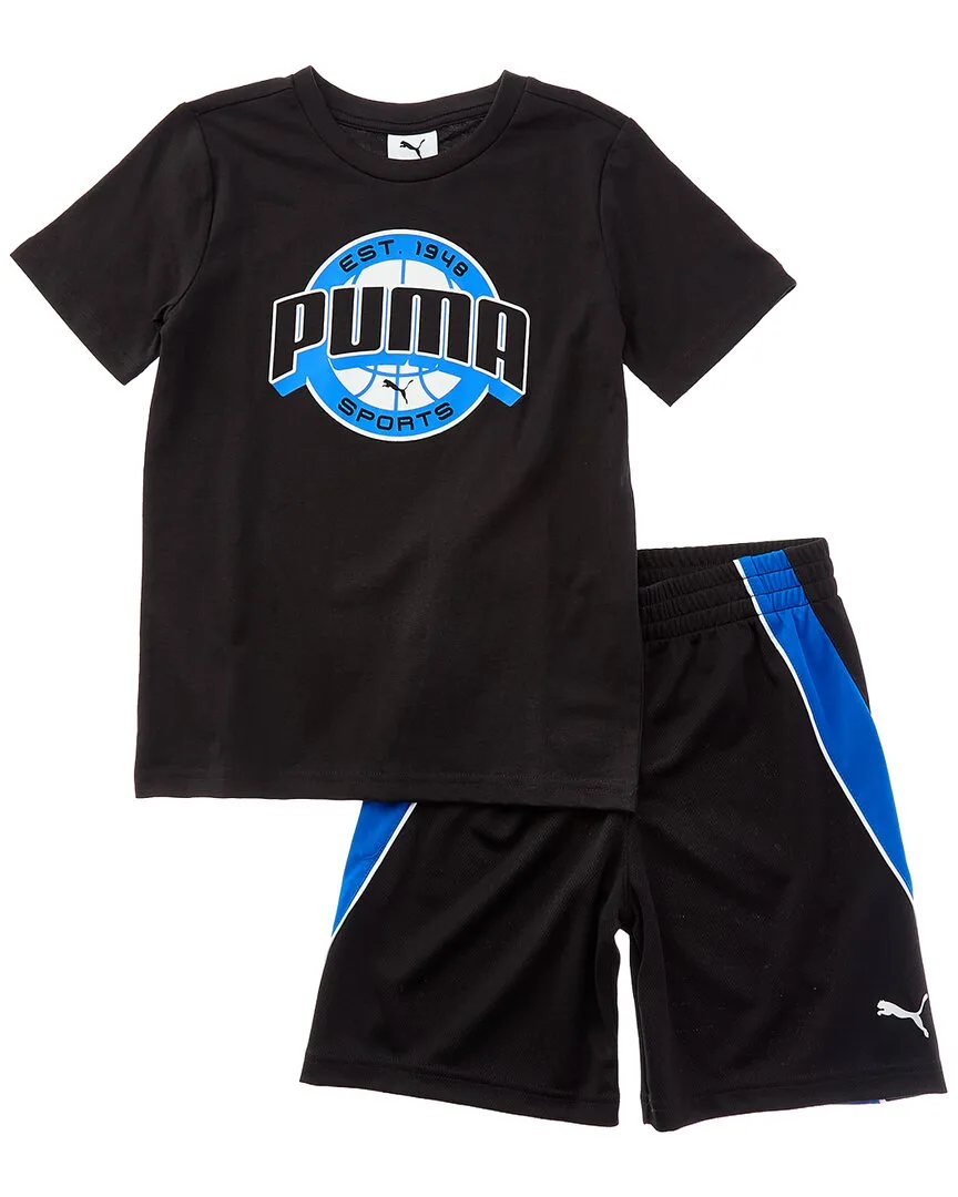 2Pc T-Shirt & Short Set by PUMA
